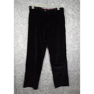 Etro Spa Via Spartiaco 3 Dress Pant Flat Front Black Men's Size 36 Designer